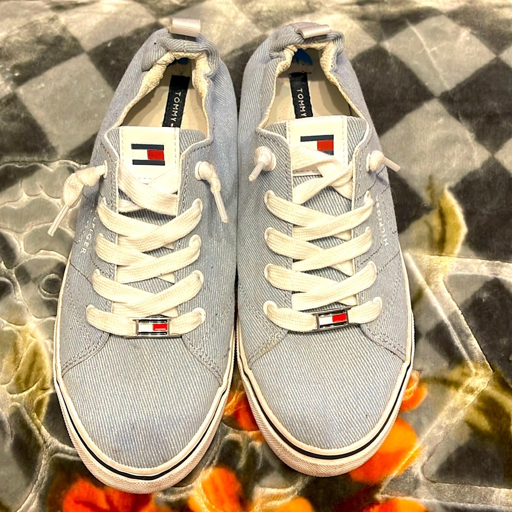 Tommy Hilfigure Light Blue Sneakers